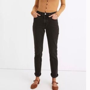 Madewell Black The Slim Boyjean Jeans Lunar Wash